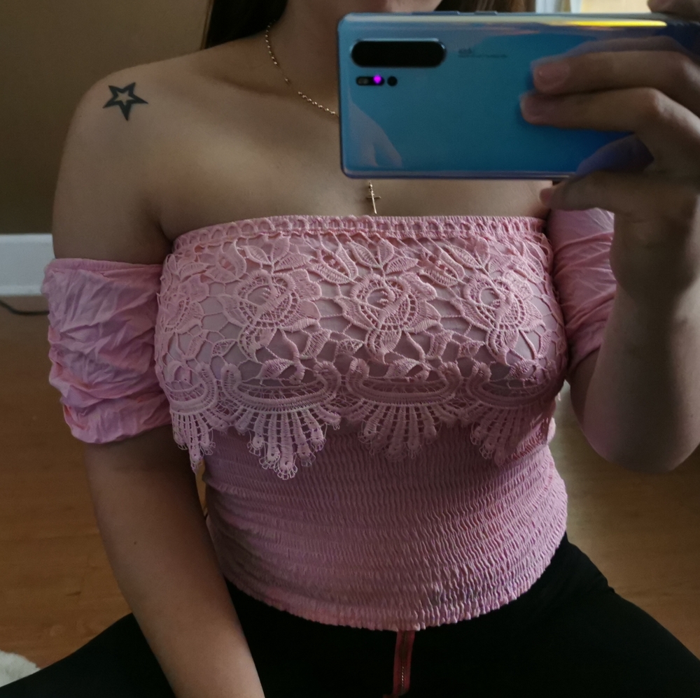 Pink fashion shirt